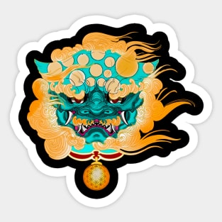 Karajishi Sticker